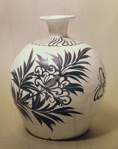 Stoneware şişe, Tzu Chou tipi, muhtemelen Kuzey Sung (960-1127)